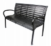 Garden Line Скамейка для сада 125 x 60 x 80, темная, MEB5842 - Home Club, изображение 3