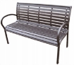 Garden Line Скамейка для сада 125 x 60 x 80, темная, MEB5842 - Home Club, изображение 4