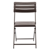 Garden Line Складной садовый стул 55 x 46 x 81 см, коричневый, ZUM1015 - Home Club, изображение 2