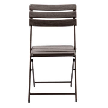 Garden Line Складной садовый стул 55 x 46 x 81 см, коричневый, ZUM1015 - Home Club