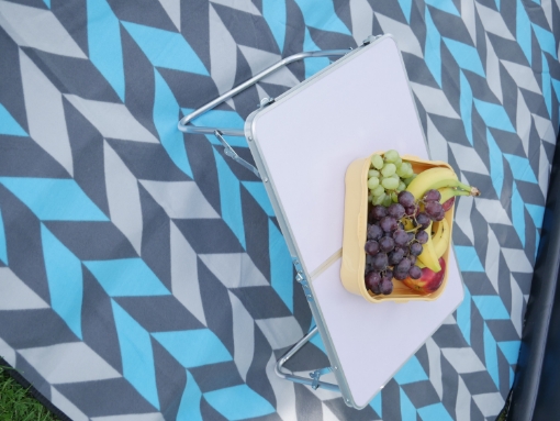 Garden Line Складной туристический столик, белый, 60x40x26,5 см, OXE3217 - Home Club