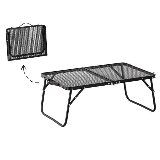 Garden Line Складной туристический столик, черный, 60x40x26,5 см, OXE3224 - Home Club