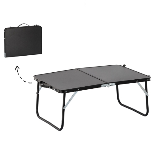Garden Line Складной туристический столик, черный, 60x40x26,5 см, OXE3248 - Home Club