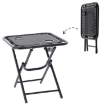 Garden Line Складной туристический стол 50 x 50 x 50 см с подставками для напитков, черный, LEZ2739 - Home Club, изображение 7