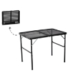 Chomik Складной туристический стол, черный, 90 x 60 x 40/70 см, OXE8425 - Home Club
