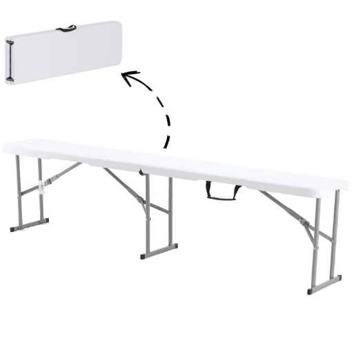 Garden Line Складная Скамья Для Туристов/Кейтеринга 180 x 28 x 43,5 См, ZUM4758 - Home Club