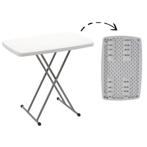 Chomik Складной Туристический/Кейтеринговый Стол 76,5 x 49,5 x 36-71,5 См, Регулируемый, ZUM9613 - Home Club