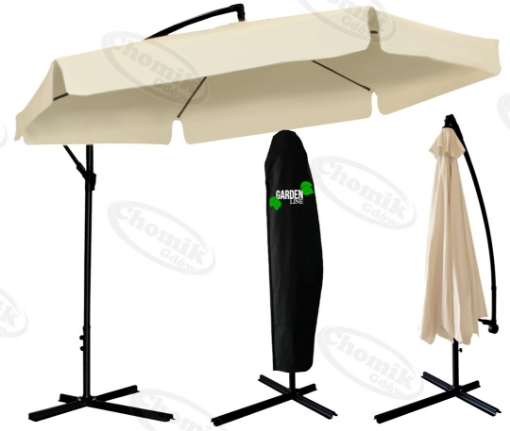 Garden Line Садовый зонт 3 м, бежевый «Banana» с чехлом, GAO2866 - Home Club