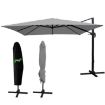 Garden Line Садовый Зонт «Roma» 3 x 3 М Серый С Чехлом, GAO5392 - Home Club