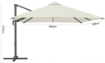 Garden Line Садовий Парасол «Roma» 3 x 3 М Бежевий З Чохлом, GAO5408 - Home Club, зображення 15
