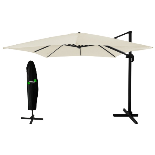 Garden Line Садовый Зонт «Roma» 3 x 4 М Бежевый С Чехлом, GAO9642 - Home Club