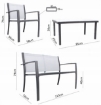 Garden Line Набор Садовой Мебели - Скамья, 2 Стула, Стол, ANH0846 - Home Club, изображение 6