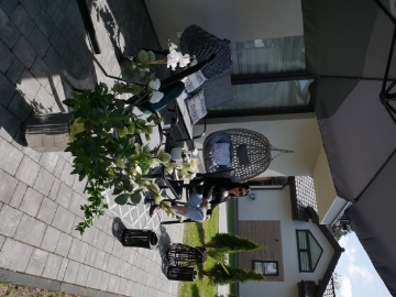 Garden Line Комплект садовой мебели со столиком - черный, NEO6397 - Home Club