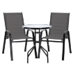 Garden Line Балконний Мебельний Набір - 2 Стільці + Стіл - Сірий, SAD5901 - Home Club, зображення 3