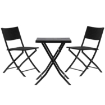 Garden Line Комплект складной мебели для балкона (столик + 2 стула) антрацит, ZUM9930 - Home Club, изображение 2