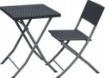 Garden Line Комплект складной мебели для балкона (столик + 2 стула) антрацит, ZUM9930 - Home Club, изображение 10