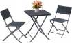 Garden Line Комплект складной мебели для балкона (столик + 2 стула) антрацит, ZUM9930 - Home Club, изображение 12