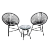 Garden Line Набір Садових Меблів (2 Стільці, Стіл) - Чорний, FAT3439 - Home Club, зображення 2