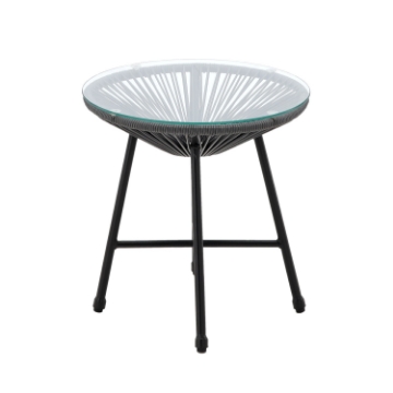 Garden Line Набор Садовой Мебели (2 Стула, Стол) - Серый, FAT3446 - Home Club