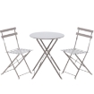 Garden Line Набір Садових Меблів Сірий (Круглий Стіл + 2 Стільці), GOM5141 - Home Club