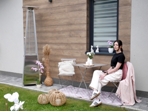 Garden Line Набір Садових Меблів Сірий (Квадратний Стіл + 2 Стільці), GOM5165 - Home Club