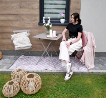 Garden Line Набор Садовой Мебели Серый (Квадратный Стол + 2 Стулья), GOM5165 - Home Club