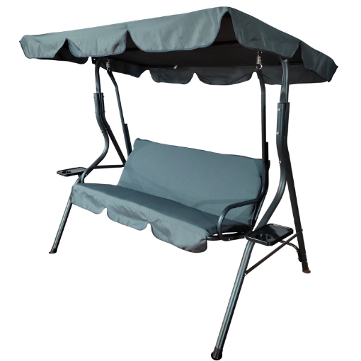 Garden Line Садова Гірка 170 x 110 x 153 см Антрацит Без Підставки З Підставками Для Кубка, KRE3088 - Home Club