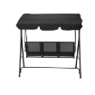 Garden Line Садовая Качель Из Текстилена 170 x 110 x 153 см Черная, KRE3118 - Home Club, изображение 3