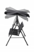 Garden Line Садовая Качель Из Текстилена 170 x 110 x 153 см Черная, KRE3118 - Home Club, изображение 11