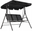 Garden Line Садовая Качель Из Текстилена 170 x 110 x 153 см Черная, KRE3118 - Home Club, изображение 13