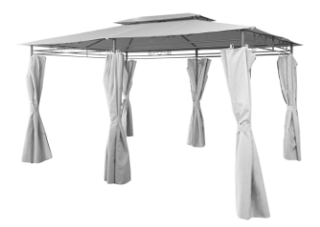 Garden Line Altana Садовый Павильон Серый 3 X 4 М 3 x 4 x H2,6 м, TUN5712 - Home Club