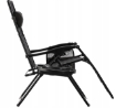 Garden Line Складной садовый шезлонг с подставкой, карманом и подголовником, LEZ2753 - Home Club, изображение 7