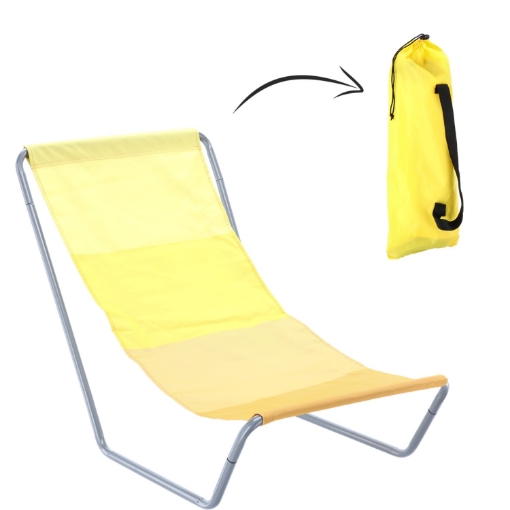 Garden Line Садовый шезлонг 98 x 50 см, желтый, LEZ4993 - Home Club