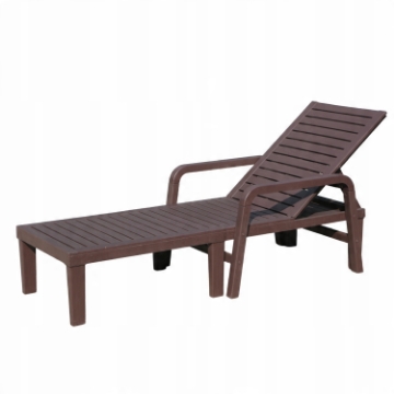 Garden Line Садовый Шезлонг 192X66X33 См Темно-Коричневый, ZUM6423 - Home Club