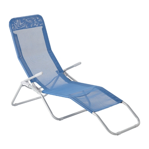 Chomik Садовый Шезлонг Синий 137x58x24/H94 см, LEZ7198 - Home Club