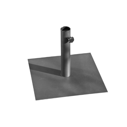Garden Line Основание для зонта 40 x 40 см, металлическое, серое, GAO0834 - Home Club