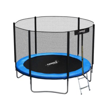 Garden Line Трамплин 10 футов (312 см) с лестницей и защитной сеткой, TRA9870 - Home Club