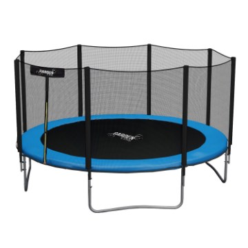 Garden Line Трамплин 12 футов (374 см) с лестницей и защитной сеткой, TRA9887 - Home Club