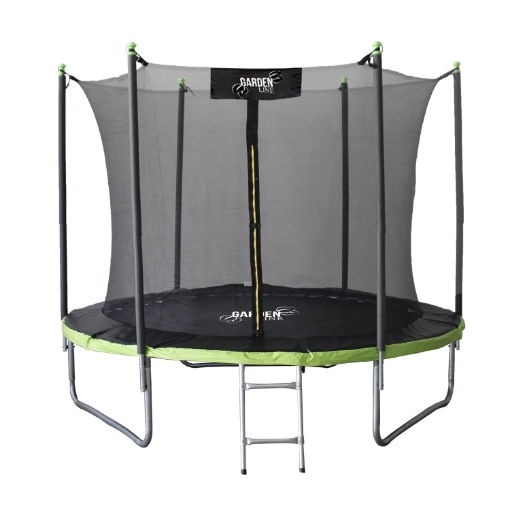 Chomik Трамплин 8 футов (252 см) с лестницей и внутренней сеткой, TRA4262 - Home Club