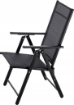 Garden Line Складне Сталеве Садове Крісло 66 x 53 x 107 См Чорне, TIH3484 - Home Club, зображення 8