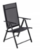 Garden Line Складне Сталеве Садове Крісло 66 x 53 x 107 См Чорне, TIH3484 - Home Club, зображення 12