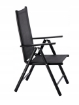 Garden Line Складне Садове Крісло З Алюмінію 66 x 56 x 107 См Чорне, TIH3507 - Home Club, зображення 4