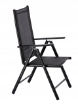 Garden Line Складне Садове Крісло З Алюмінію 66 x 56 x 107 См Чорне, TIH3507 - Home Club, зображення 5