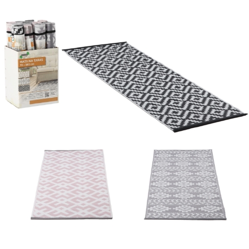 Garden Line Килимок для тераси 70 x 180 см, різні візерунки, MAT5721 - Home Club