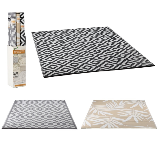 Garden Line Килимок для тераси 180 x 240 см, різні візерунки, MAT5738 - Home Club