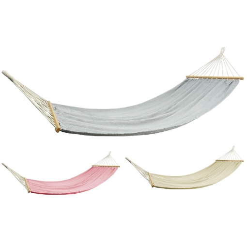 Garden Line Гамак 200x100 см З Дерев'Яними Поперечними Перемичками - Вантажність 150 кг, HAM2665 - Home Club