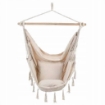 Garden Line Гамак - Гірка - Бразильське Крісло Boho 130 x 100 См Бежеве, HAM3316 - Home Club, зображення 4