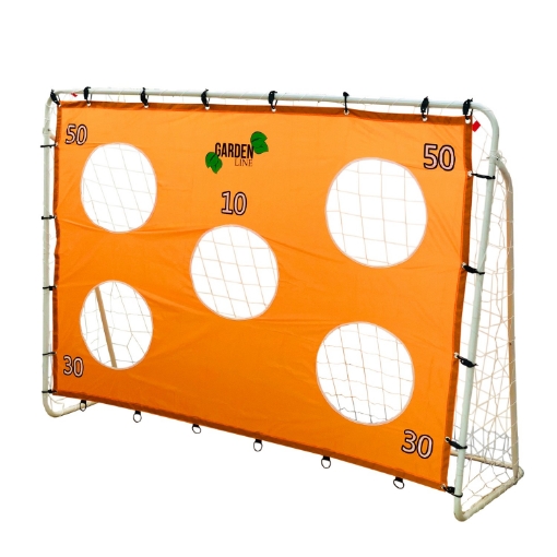 Garden Line Футбольные Ворота «Champions» С Сеткой И Матом Для Метов - 213 x 152 x 75 см, TIS3401 - Home Club