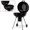 BBQ Meeting Вугільний Гриль Кульовий З Кришкою, Попільником І Колесами 66 x 57 x 85 См, BBQ5313 - Home Club, зображення 3