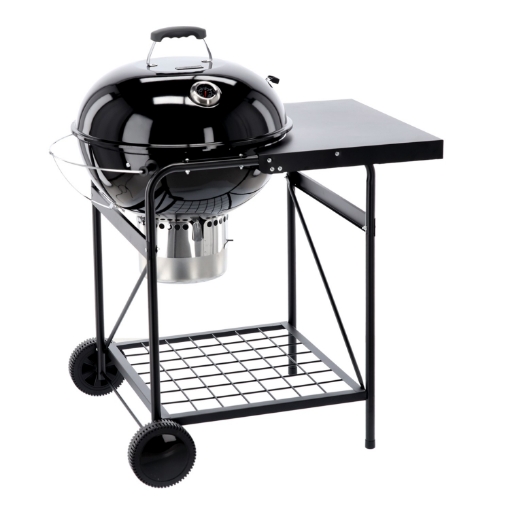 BBQ Meeting Вугільний Гриль Кульовий З Кришкою І Стільницею 90 x 70,5 x 111 См, BBQ0117 - Home Club